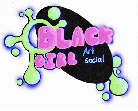 Black Girl Art Social Logo